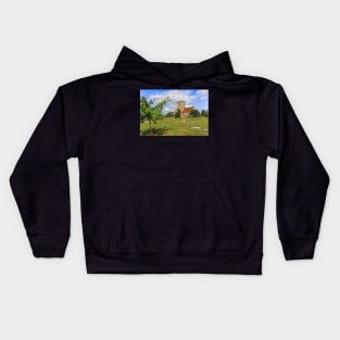 The Church Of St Mary at Cholsey Kids Hoodie